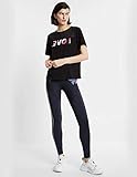  Desigual Damen T_Shirt Mesh Love Black (Smal)