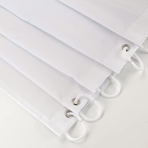 Bivinar Cactus Shower Curtain, Tropical Plant Succulent Shower Curtain Set With 12 Hooks (White) #TOP5