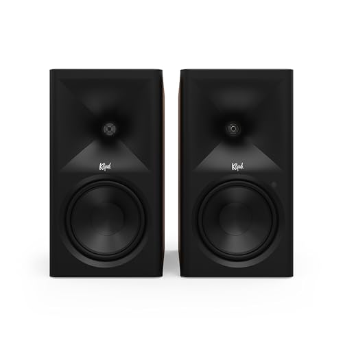 Image of Klipsch The Sevens II Dolby Atmos 6.5 inch Powered Speakers Walnut (Pair)