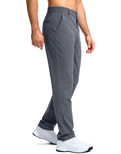 Image of G Gradual Mens Golf Pants Stretch Dress Casual Pants 30 inch /32 inch /34 inch Lightweight Work Travel Slacks for Men with 4 Pockets