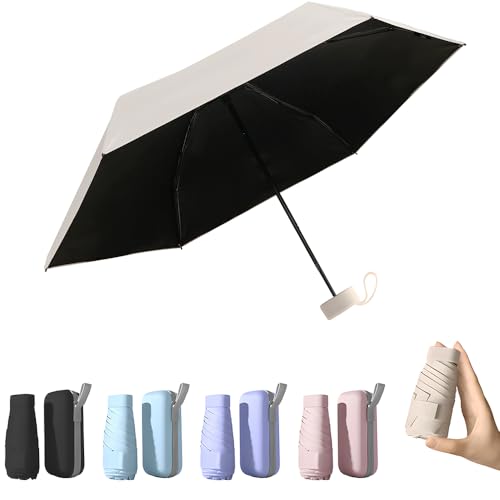 TOPSAIL Mini Umbrella for Travel, UPF 50+ UV Sun & Rain...