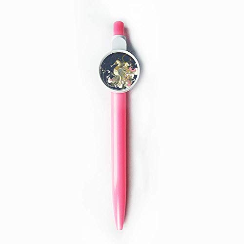Stylo bleu japon hippocampe ukiyo-e un cadeau de papeterie original