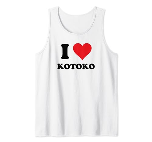 Photo de I Heart Kotoko Prénom I Love Custom Stuff Débardeur