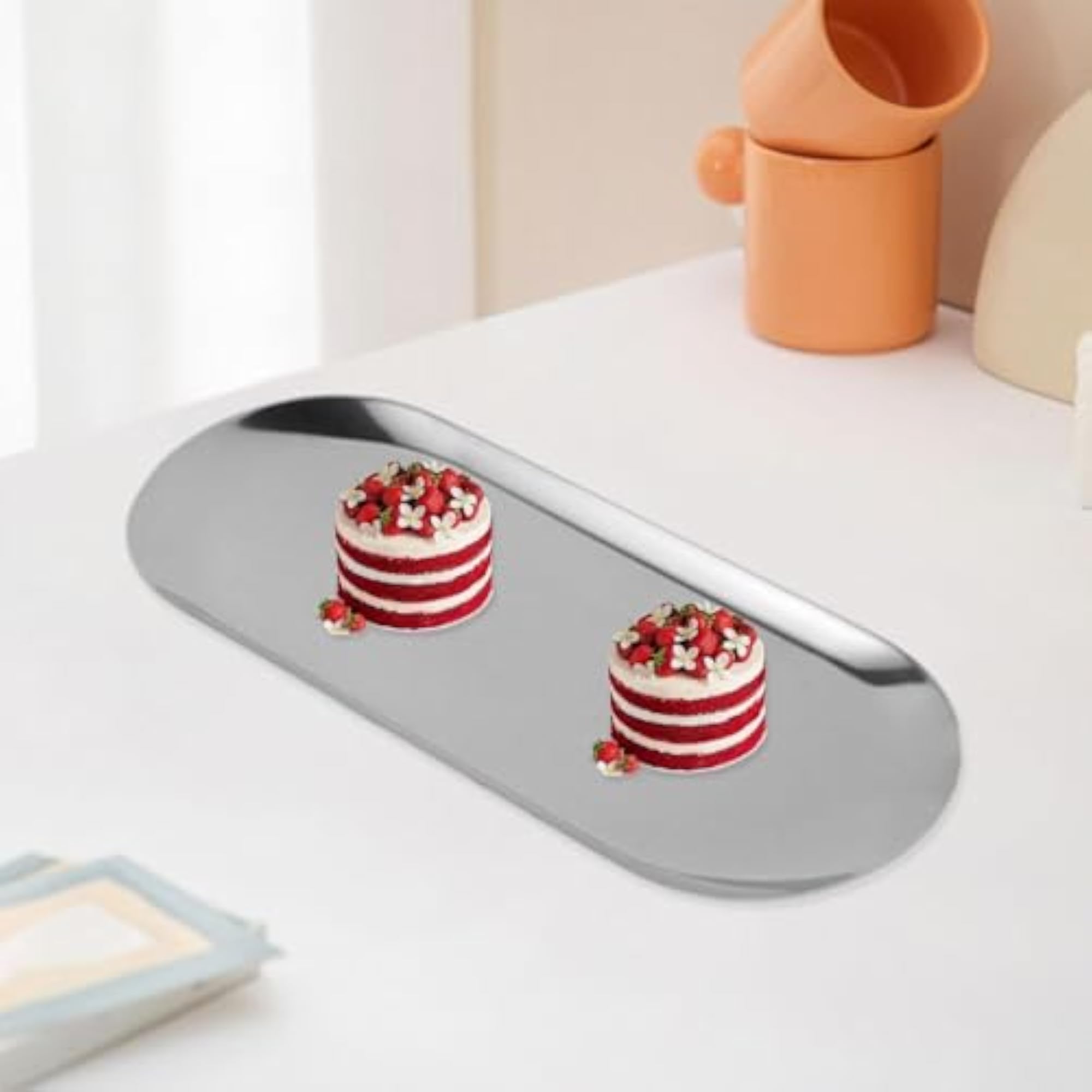 Towel Napkin Tray Makeup Cosmetic Tray