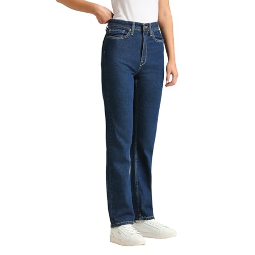Image of Pepe Jeans Women's Straight Fit High Rise Jeans