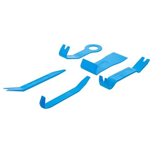 BGS 3027 | Zierleistenkeile-Satz | 5-tlg | verschiedene Formen | Hebelwerkzeug | Löse- / Demontage-Werkzeug Türverkleidung, Innen-Verkleidung, Zierleisten