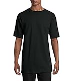 Hanes Men's Short Sleeve Beefy-T (Pack of 2), Black, X-Large