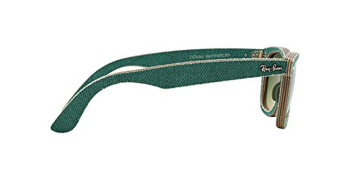 Image of Ray-Ban Gradient Square Unisex Sunglasses (0RB214011663M50|50|Green)