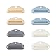 Dzsomt Zahnpastaspender 8 Stück Toothpaste Squeezer Tubenquetscher Plastic Toothpaste Clips Tube Tubenausdrücker Squeezer Tubenentleerer (Beige, Grau, Weiß, Blau)