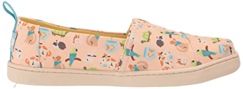 Image of TOMS Kids Tiny Foil Unicorn Tie-Dye Knit Alpargata (Toddler /Little Kid)