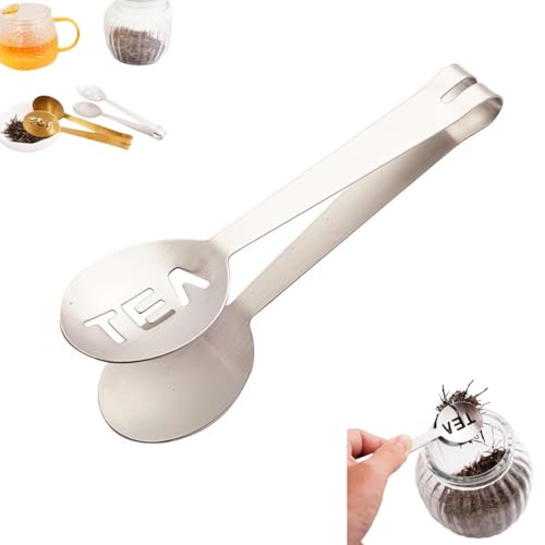 Pinze per spremere bustine di tè, in acciaio inox, clip per colino per bustine di tè, pinze da tè per afferrare bustine di tè, clip per filtro da tè creativo per estrarre tè sfuso