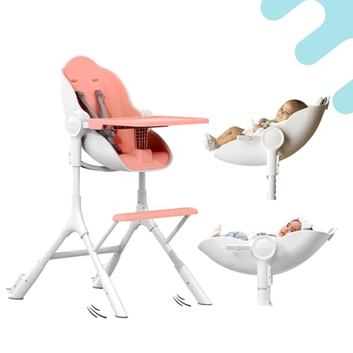 Oribel Cocoon Z High Chair & Baby Lounger | Perfect High Chair for Toddlers/Newborns | Glides Easily...