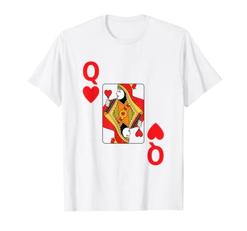 Queen of Hearts - Camiseta, diseño de póquer playing card Camiseta