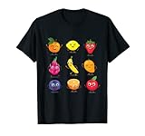 Design estival amusant avec fraise, citron, orange, banane, mangue, pomme et prune. Vous récoltez vos propres fraises ou prunes chaque année. Voici une superbe tenue pour la prochaine récolte de fraises dans le champ. Montrez au monde vos fruits préférés.