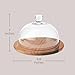 Zassenhaus 55863 Quesera con Tapa de Cristal, Acacia 25 cm