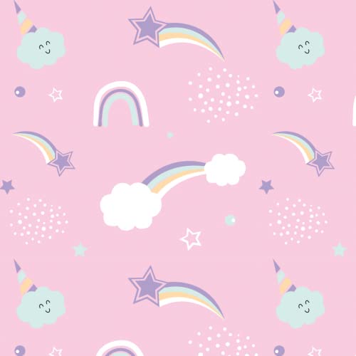 Grow Wild Changing Pad Cover 3 Pack | Soft & Stretchy Jersey Cotton | Baby Changing Table Pad Cover | Diaper Changing Pad Covers For Girls Or Boys | Wipeable Sheets | Pink Purple Unicorn #TOP3