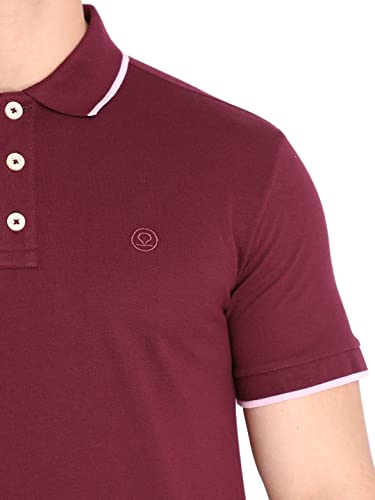 Image of CHKOKKO Men's Cotton Regular Fit Half Sleeves Polo T-Shirt