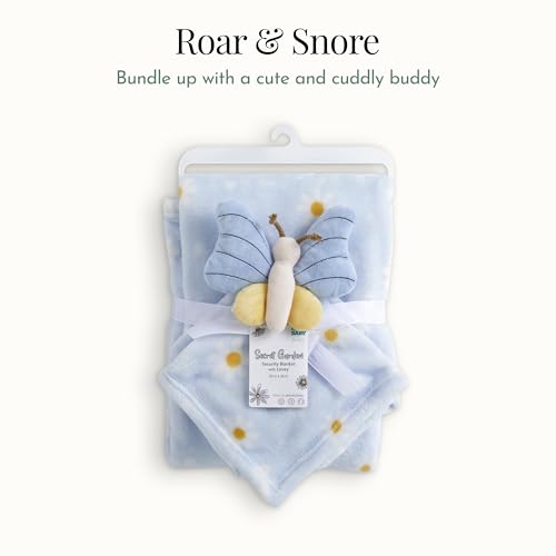Image of Evolur Secret Garden 2 Piece Gift Set, Includes Blanket with Lovey, Warm and Cozy Baby Blanket, Machine Washable, Soft and Charming Lovey
