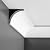 Orac Decor C240 Orac Crown Moulding, Full Length, White