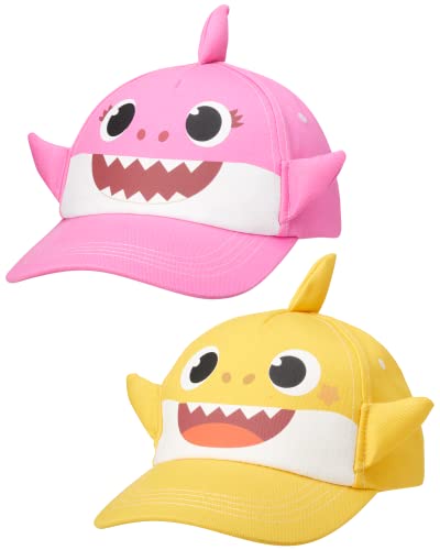 Nickelodeon Baby Shark Mommy Or Daddy And Me Hat ? Boys? And Girls? Matching Adult And Toddler Hat, Size 2-4T, Baby Shark Pink/Yellow #TOP5