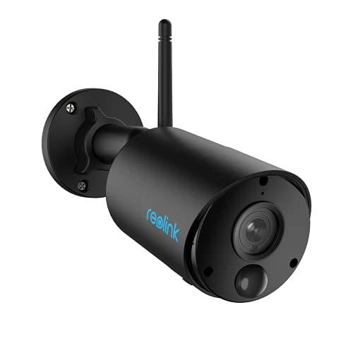 Get Cheap Price Wireless Outdoor Security Camera, Rechargeable Battery-Powered WiFi Camera Waterproof, 1080P HD Night Vision, 2-Way Audio, Support Google Assistant/Cloud/Local SD Storage, Argus Eco Black