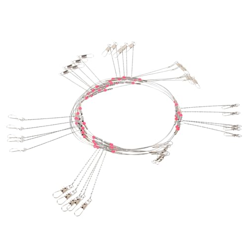 LIOOBO 1 Set Fishing Tackle Set Wire Balance Fishing Leaders with Pegs Tangle Rigs Enhance Efficiency and Prevent Fish Escape