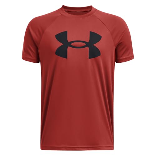 Image of Under Armour Boys' Tech Hybrid Printed Fill Short-Sleeve T-Shirt