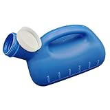 Generisch Urinflasche für Männer, 3000ml pinkelflasche für männer mit deckel,urinflasche für unterwegs,Krankenhaus,Outdoor, Auto,Camping Flaschen (A-1 Stück)
