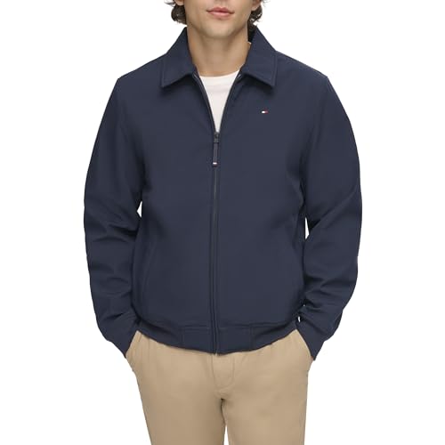 Tommy Hilfiger Mens Lightweight Water Resistant Varsity Bomber Jacket2