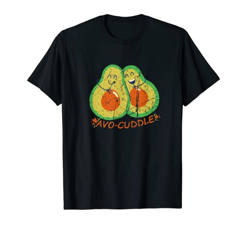Amante de Guacamole de Avo Cuddle Kawaii de Avocado Buddy Camiseta