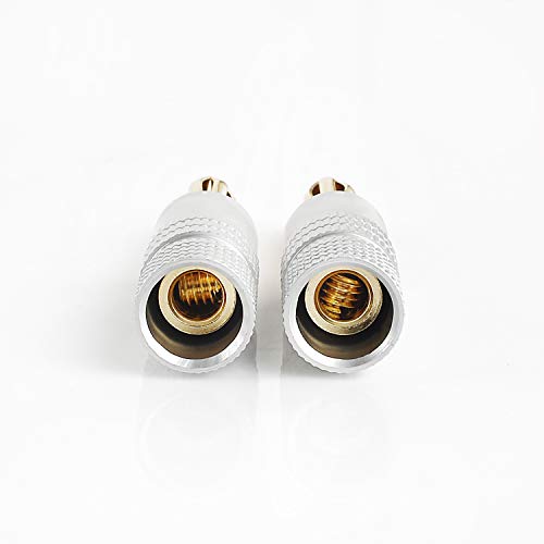 4PCS Banana Cable Plugs, Audio Jack Connector, Dual Screw Lock, Speaker Cable Connector for Amplifier, HiFi, Receiver