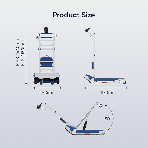 Carretilla eléctrica para escaleras CT420SC 925 lb miniatura 7
