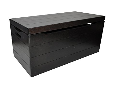 image for Hope Woodworking 36” Wooden Toy Chest – Handmade Amish Toy Box –