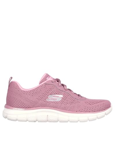 Skechers SKECHERS Women's Track New Staple Sneaker, Dark Rose, 11