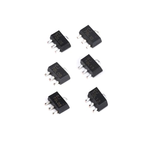 Estabilizador de tres terminales CJ78L08 SOT-89 SMD pack 50 piezas 6
