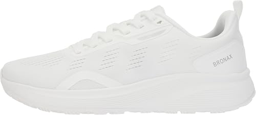 Image of BRONAX Men's Wide Toe Box Natural Foot Shape Running Shoes S73 | Wide Width Sneakers, Breathable Mesh Upper, EVA Midsole Comfort, Ideal for Outdoor Walking and Gym Workouts