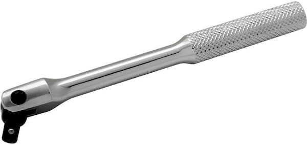 Tools 1/4" Drive Flex Handle, Chrome Finish, 6" Long, Mfr: D001800-A