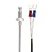 uxcell K Type Thermocouple 0-600C M6 Temperature Sensor Probe 16ft