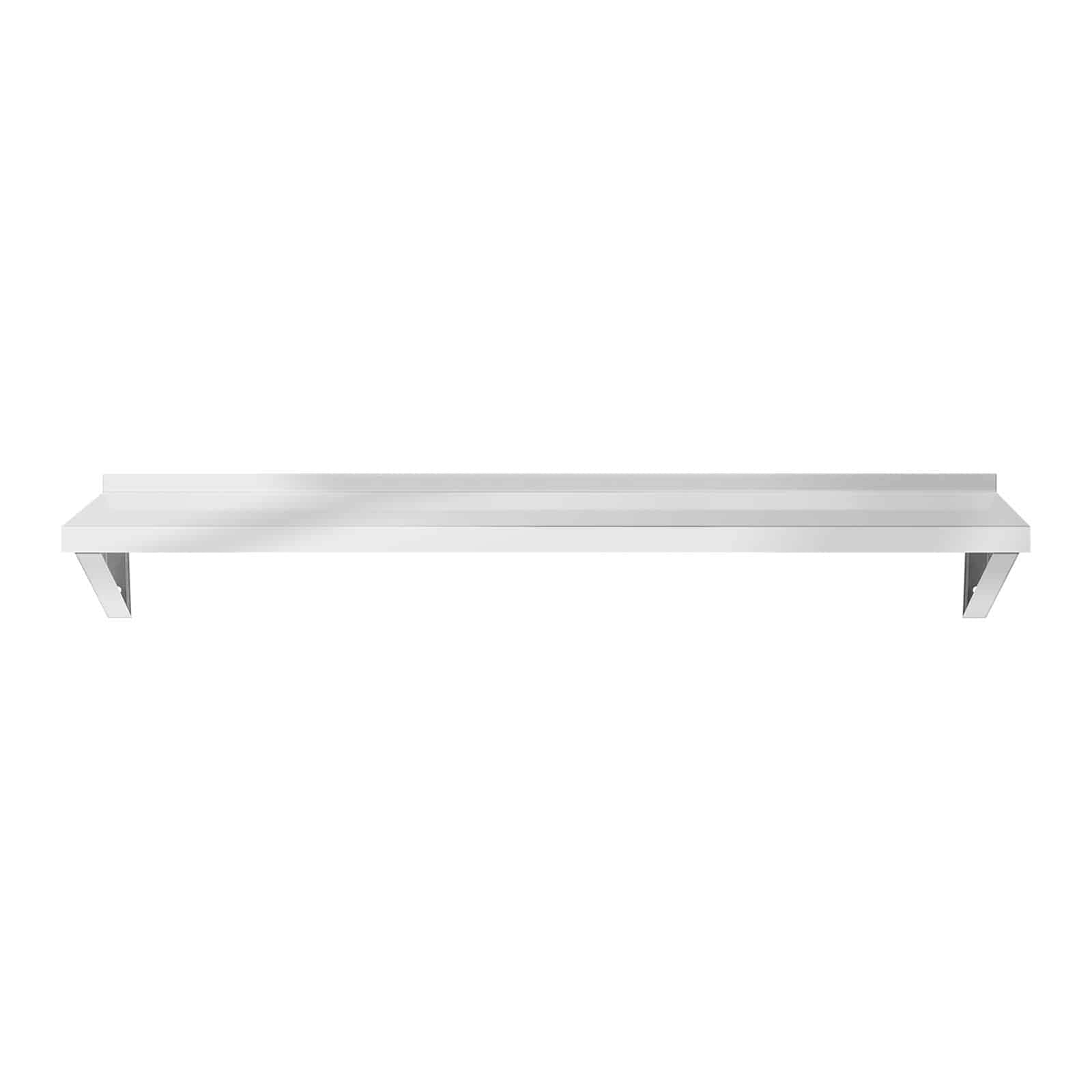 Royal Catering RCWR-150.1 - Estante de pared (acero inoxidable, 150 x 40 cm, hasta 80 kg)