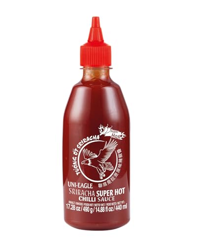 UNI-EAGLE Chilisauce, Sriracha sehr scharf, 490 g / 440 ml