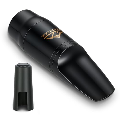 EASTROCK Alto Saxophone Mouthpiece Kit with Cap, Durable ABS Sax Mouthpiece for Alto Sax...