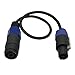 MMNNE 50CM Professional Speakon Extension Cable - Speakon Male to Speakon Female Cable