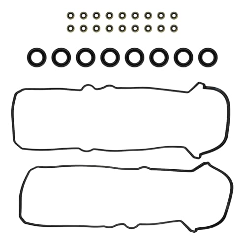Image of KAX Valve Cover Gasket Set Fit for Toyota Tundra 2000-2009 4.7L, Sequoia 2001-2009, 4Runner 2003-2009, Land Cruiser, Lexus GX470 LS430 SC430 LX470 LS400 GS430 GS400 SC400, OE# VS50592R VS25180 VS50343