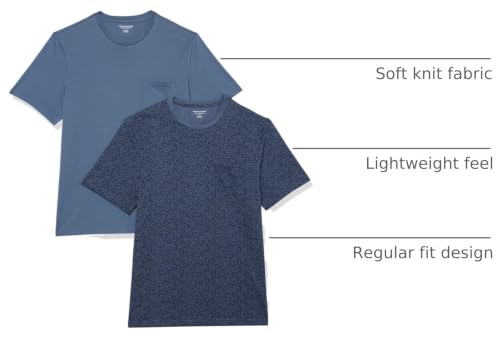 Image of Amazon Essentials Men's Short-Sleeve Crewneck Pocket T-Shirts