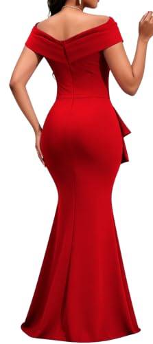 Image of VisiChenup Elegant Wedding Guest Formal Dresses for Women