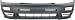 Evan-Fischer EVA17872015307 Bumper Cover Front Facial Plastic Primered With holes for air fog light and turn signal
