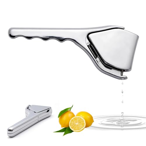 Spremiagrumi - Spremi Limone Premium in Metallo Inossidabile di Alta Qualità, Lavabile in Lavastoviglie, Spremiagrumi per Limoni e Lime, Spremiagrumi Lemon Squeezer