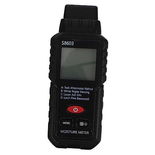 Tofficu Indoor Humidity Gauge Moisture Meter for Drywall Wood and Plants Pin-type Probes