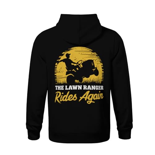 Kids Funny Gardening Gift Retro Lawn Mower Boys Girls Lightweight Kangaroo Pocket Fleece Hoodies3