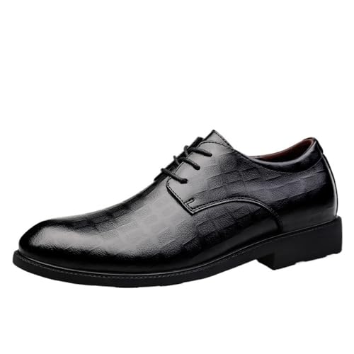 Classic Office Dress Shoes Mens Leather Lace Up Comfortable Walking Oxford Derby Business Casual Formal Work Shoes